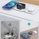 6. Dudao A11N 15W 3in1 Inductive Charger - White + USB-C / USB-C Cable