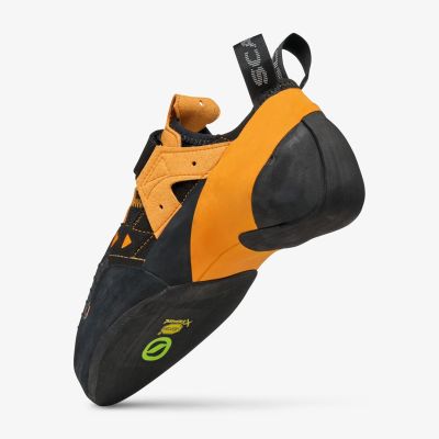 4. Scarpa Instinct VS Climbing Shoes - Black/Orange Size: 38_5