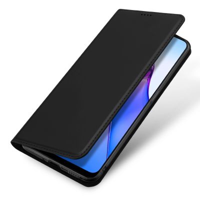 4. Dux Ducis Skin Pro case for Oppo Reno 8 flip cover card wallet stand black