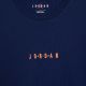 3. Air Jordan Jumpman Embroidered Air Crew Navy Blue Men's Sports T-Shirt - DM3182-492