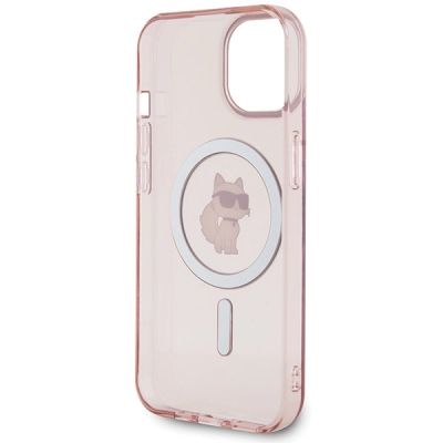 7. Karl Lagerfeld IML Choupette MagSafe case for iPhone 15 - pink