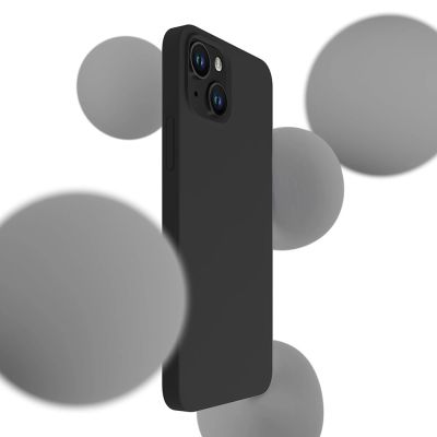 9. iPhone 14 Plus 3mk Silicone Case Series - Black