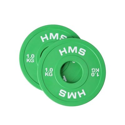 15. Bumper Olympic Plate Set 2x (0.5kg, 1kg, 1.5kg, 2kg, 2.5kg) HMS CBRS Set