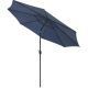 10. GARDEN UMBRELLA WITH LED LIGHTING 300CM NAVY BLUE