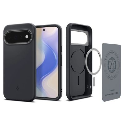 7. Spigen Nano Pop MagSafe Case for Google Pixel 11 - Black and Gray