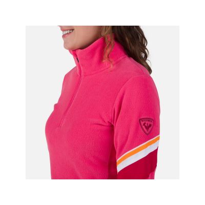 7. Rossignol W Strawpile Fleece Hz Pink Sweatshirt