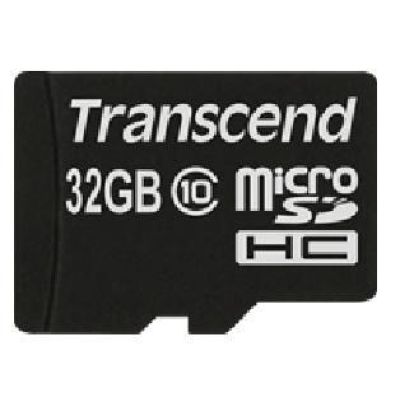 4. SD microSD Card 32GB Transcend SDHC Class10 w/adapter