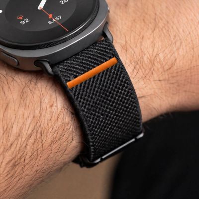 7. Tech-Protect Nylon Clasp Strap for Samsung Galaxy Watch 40/44/46 mm - Black