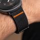 7. Tech-Protect Nylon Clasp Strap for Samsung Galaxy Watch 40/44/46 mm - Black