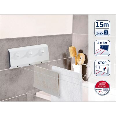 2. Wall-Mounted Clothes Dryer Rollfix Triple 150 Longline