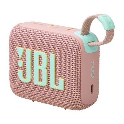 6. JBL GO 4 PINK portable Bluetooth speaker pink