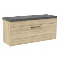 Shoe cabinet with storage PARMA 100x35xH49 sonoma