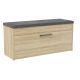 Shoe cabinet with storage PARMA 100x35xH49 sonoma