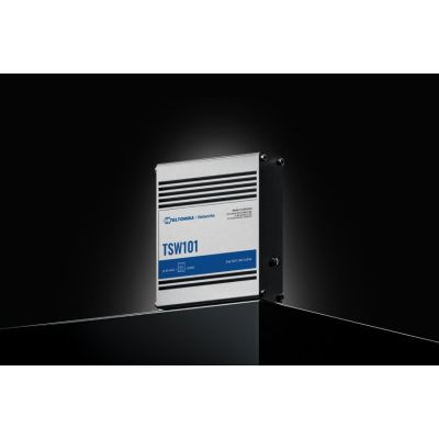 2. Teltonika TSW101 Gigabit Ethernet (10/100/1000) PoE Support Metallic