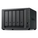 NAS Synology DS1525+, Tower, 5x 2.5"/3.5" SATA + 2x M.2 2280 NVMe SSD, AMD Ryzen V1500B, 8GB DDR4 (max. 32GB), 2x 2.5GbE RJ-45, 2x USB 3.2, 120W adapter