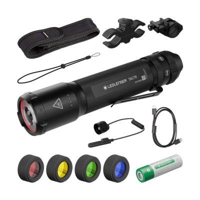 Ledlenser TAC7R Black Case Hunting Kit