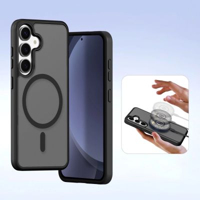 10. Dux Ducis Lawa Leather Case for Samsung Galaxy S25+ with Detachable Magnetic Wallet - Black