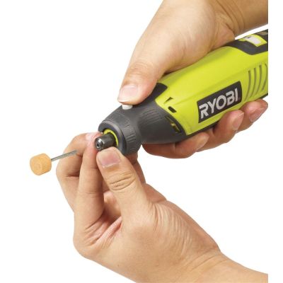 5. RYOBI EHT150V 150W straight grinder, set of 115 accessories