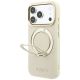 2. Guess Ring Stand 360 Grained Classic Logo MagSafe case for iPhone 18 Pro Max / 17 Pro Max - beige