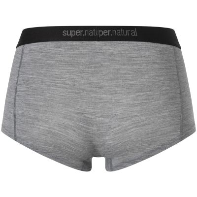 2. Women’s Thermal Underwear Super.natural Tundra175 Boyfriend Hipster – cashmere grey melange, size: M