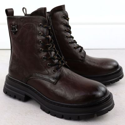 28. Women's black worker boots with socks Sabatina