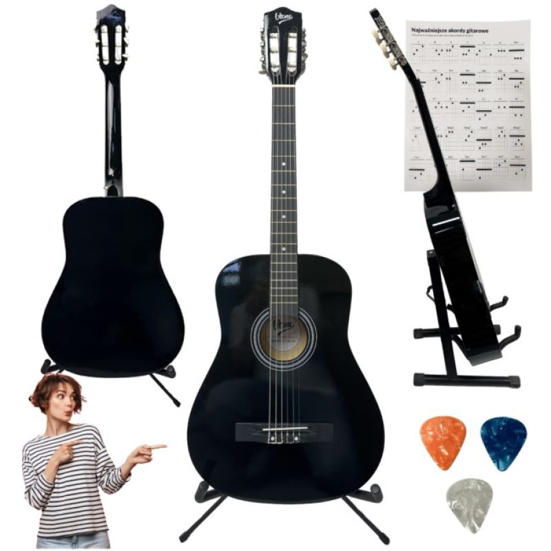 14. V-TONE BCG BK - 4/4 classical guitar, black