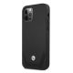 2. BMW Leather Perforate Case for iPhone 12 Pro Max - Black