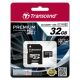 2. SD microSD Card 32GB Transcend SDHC UHS1 w/adapter