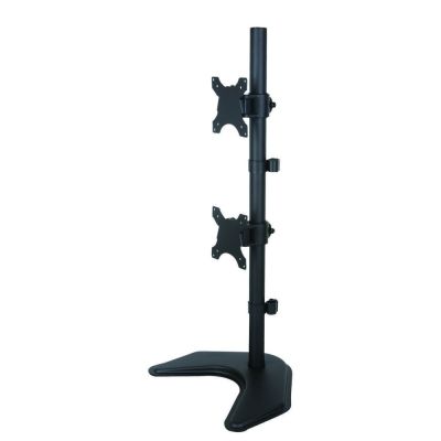 19. TECHLY VERTICAL DESK STAND FOR 2 MONITORS 13-27" LCD 10KG