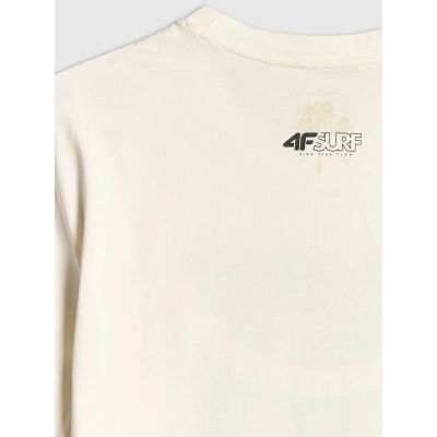 7. Men's regular printed T-shirt 4F 4FRSS26TTSHM4291-11S