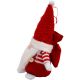 9. DECORATIVE SANTA CLAUS WITH GIFT BAG 25CM RED