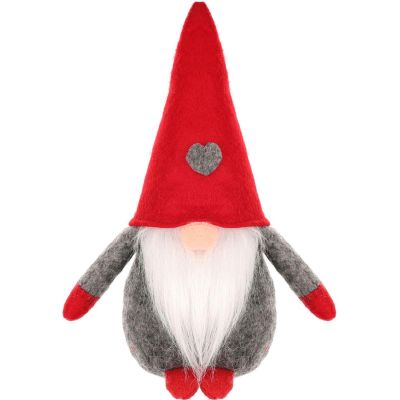 6. DECORATIVE gnome with a heart 20cm boy