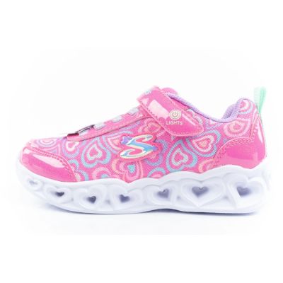 2. Skechers S Lighs-Heart comfortable LED sports shoes for girls