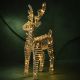 4. REINDEER DECORATION 60 CM 60 LED SILVER