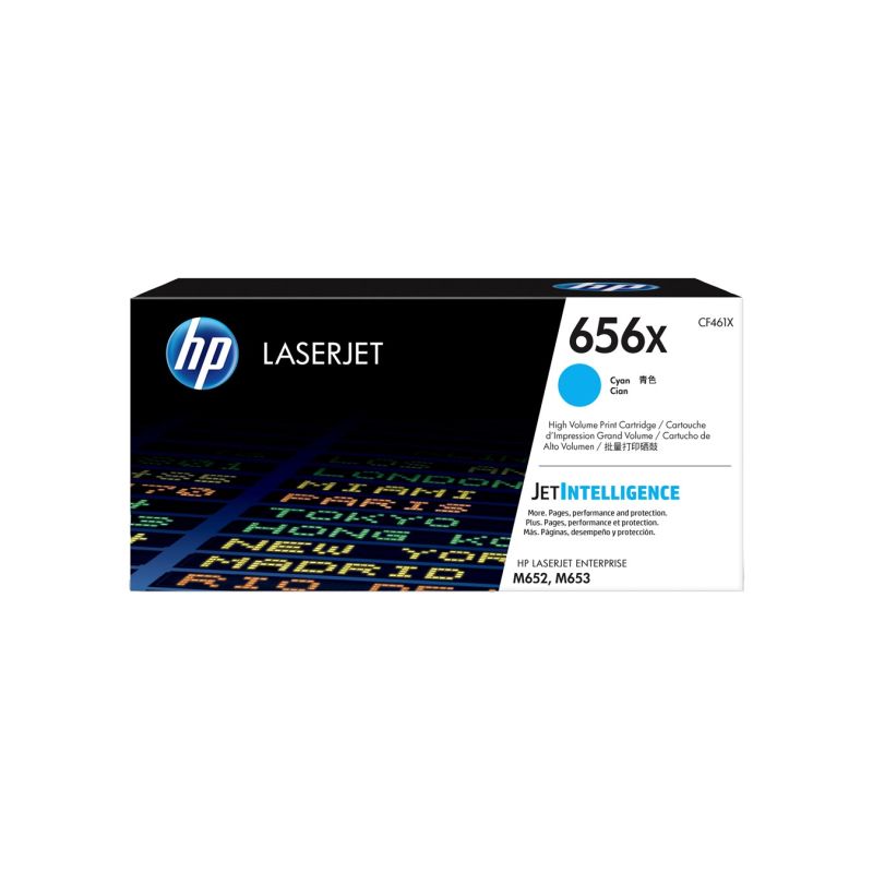 HP 656X High-Capacity Cyan Original LaserJet Toner Cartridge