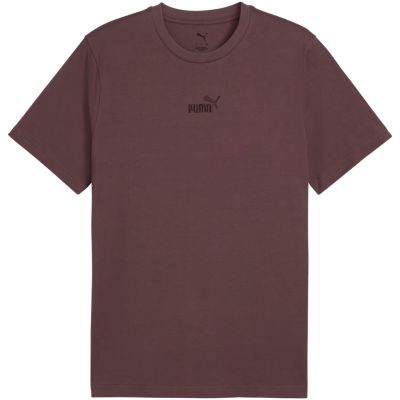2. Men's Puma ESS Small No. 1 Logo Centered Tee Brown 692912 91