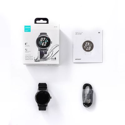 10. Joyroom Classis Series JR-FC1 smartwatch with call answering function / IP68 protection - gray