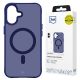 16. 3mk Smoke MagCase for iPhone 16 - Blue-Translucent