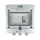 Hermetic IP65 EMITER AC connection switchboard with AC surge arrester Noark type 2, 16A 1-F