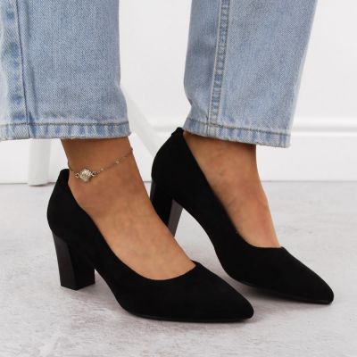 4. Sergio Leone W PB403 SK429B Block Heel Pumps
