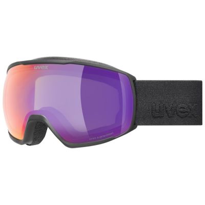 Uvex 5501922130 Winter Sports Goggles Black Unisex Mirrored Spherical Lens