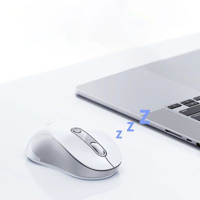 10. Baseus F02 Ergonomic Wireless Mouse USB 2.4GHz - White