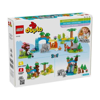11. LEGO DUPLO TOWN 10446 Wild Animal Families 3in1
