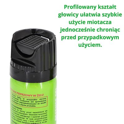 4. DEFENSE GREEN GEL PEPPER SPRAY 2ML SHU STREAM 40ML 10040-S SHARG