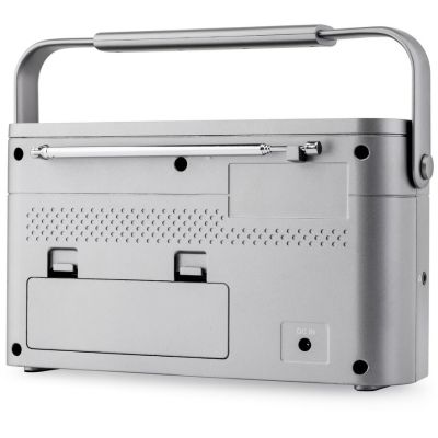 6. JVC Portable Radio RA-E315G Gray