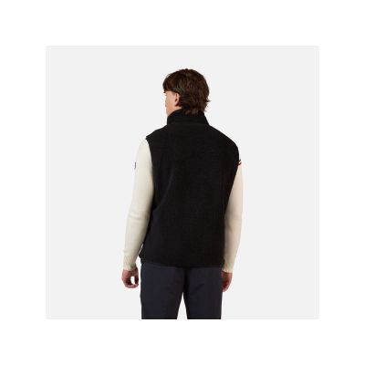 3. ROSSIGNOL Men's All Track Sherpa Vest Black