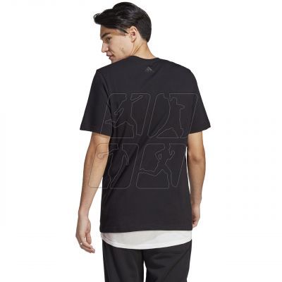 3. adidas Essentials Single Jersey Linear Embroidered Logo Tee M IC9274