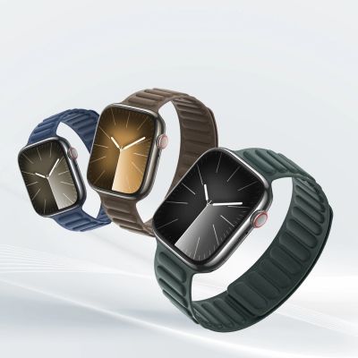 6. Magnetic Dux Ducis Strap BL for Apple Watch 38 / 40 / 41 mm - green