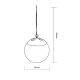 25. SOLAR LAMP PLASTIC BALL HANGING WITH CLIP 10X30CM