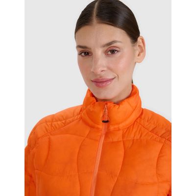 2. Women's down trekking jacket with Primaloft Silver filling 4F 4FWSS25TDJAF531-70S